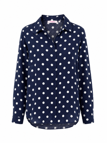 Chemisier pois bleu 36€