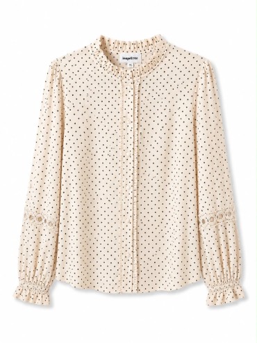 chemisier pois 42€