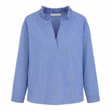 Chemisier rayé bleu 29€