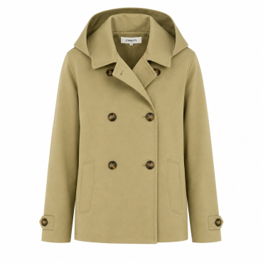 Trench court a capuche 59€