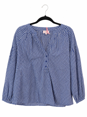 Chemisier bleu rayure 39€
