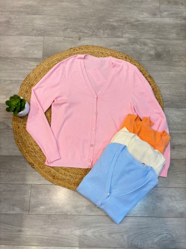 TU en rose, bleu, écru et abricot à 29€