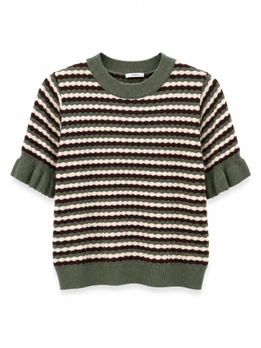 pull rayé sans manche 29€